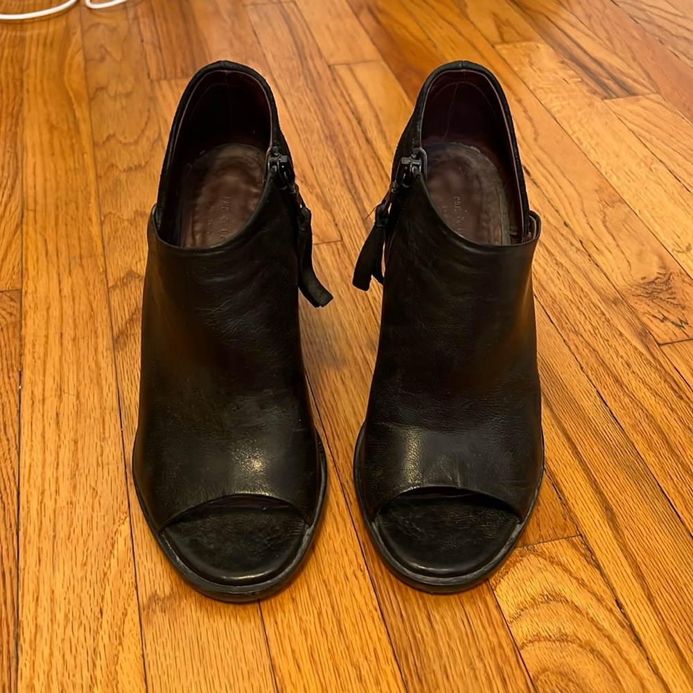 Rag and Bone open toe bootie